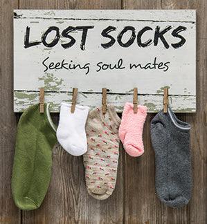 Lost Socks Clip Sign - The Fox Decor